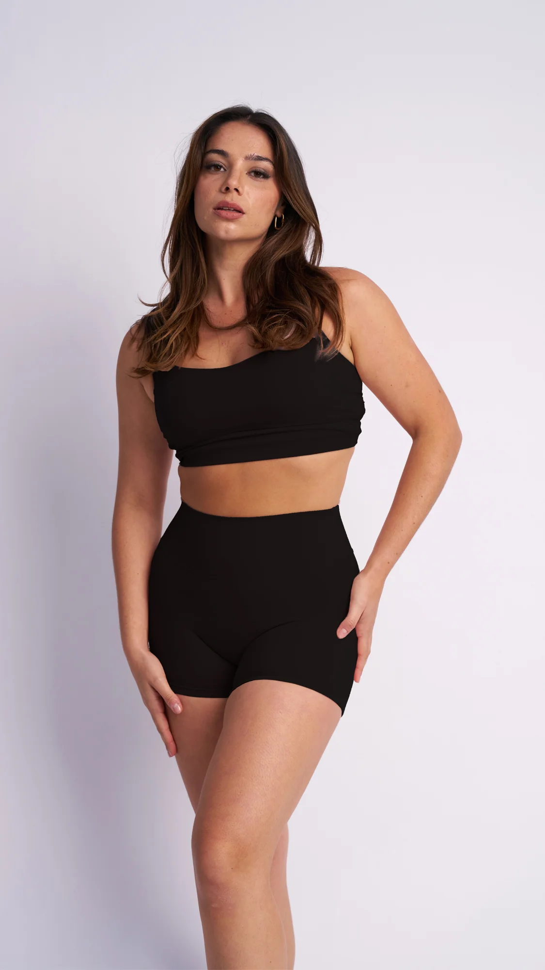 Aerolux Fabric: Bridget Strappy Top Black - Image 3