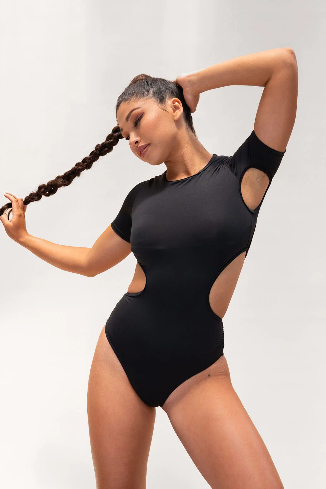 Camlie Bodysuit - Cut Out Adjustable Scrunch Bodysuit - Image 7
