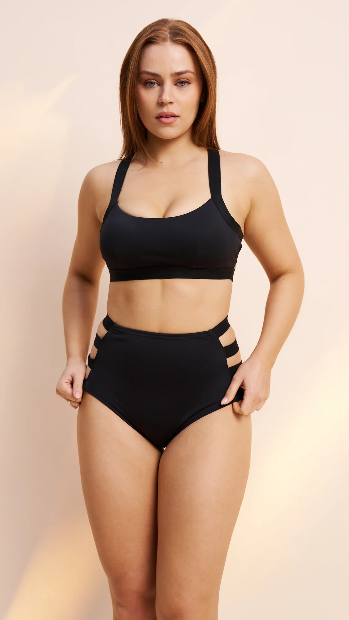 Dallas Cross Back Top Black - Image 4