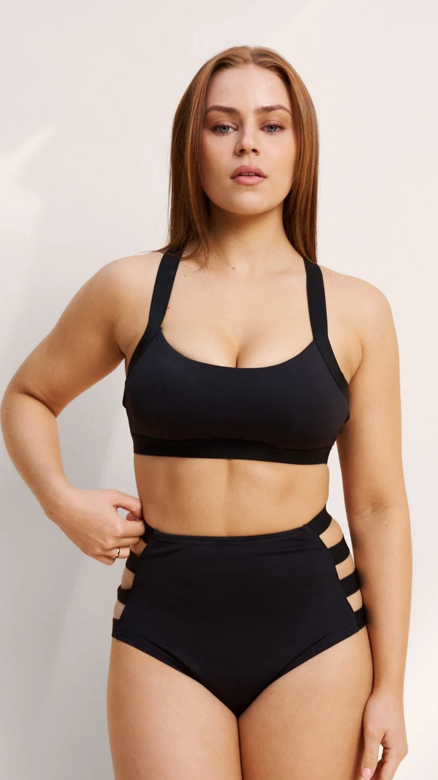 Dallas Cross Back Top Black - Image 6