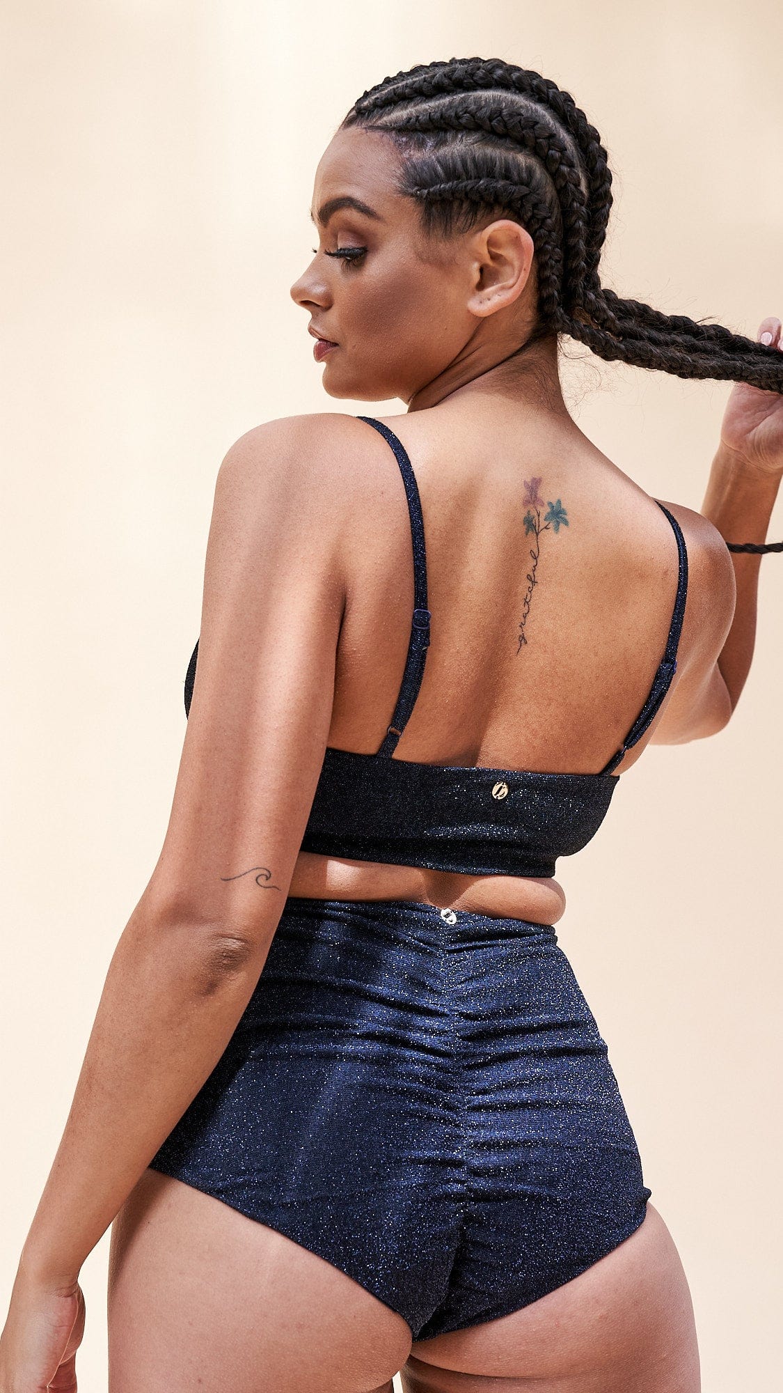 Paris Top - Cross Over Top Midnight Shine - Image 7